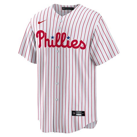 philadelphia phillies mens nike replica home jersey - white|phillies jersey.